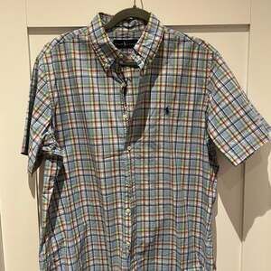 Polo Ralph Lauren Men's Multicolor Plaid Short Sleeve Button-Down Shirt